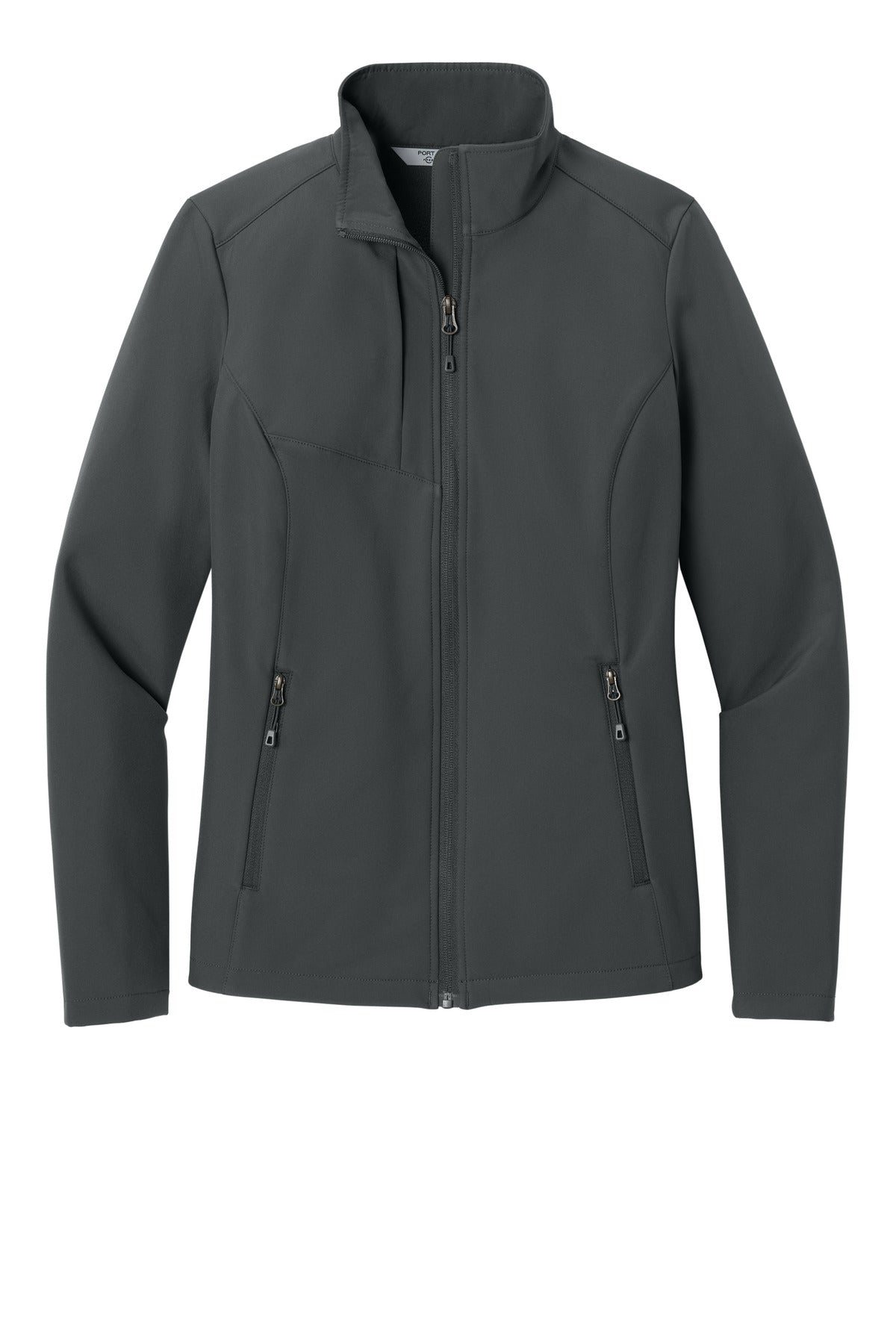 Front View of GreySteel Port Authority Women's C-FREE Core Soft Shell L720
