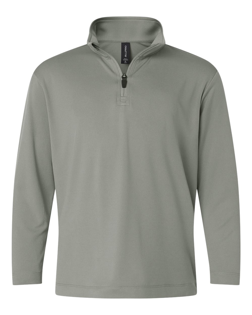 Front View of Greystone Pro-Lock Youth Performance Quarter-Zip Pullover - 41870Y