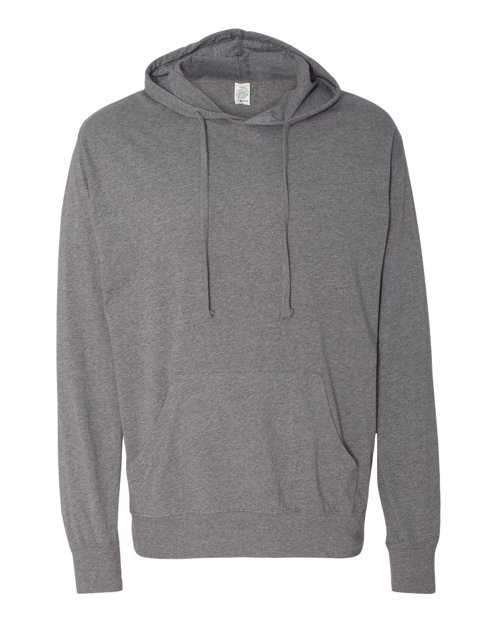 Gunmetal Heather Lightweight Hooded Pullover T-Shirt - SS150J