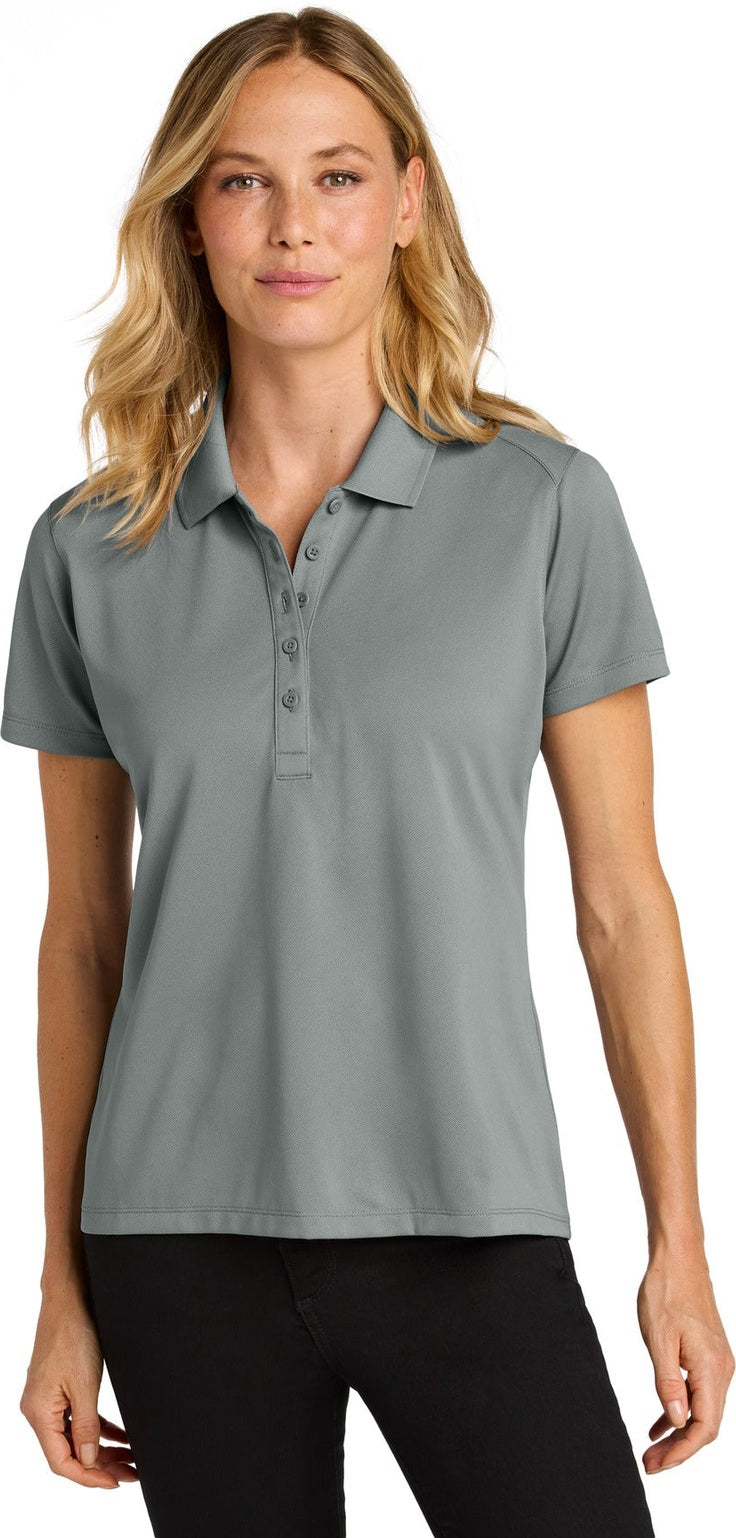 Front View of GustyGrey Port Authority Women's Wearever Performance Pique Polo LK240
