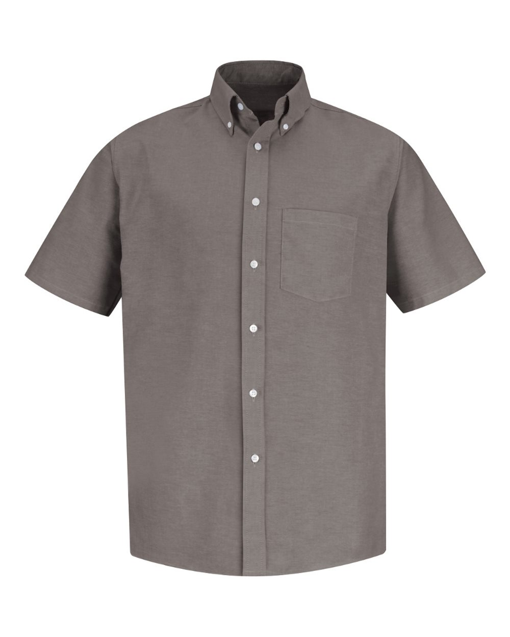 Front View of GY-Grey Executive Oxford Dress Shirt - SR60EXT