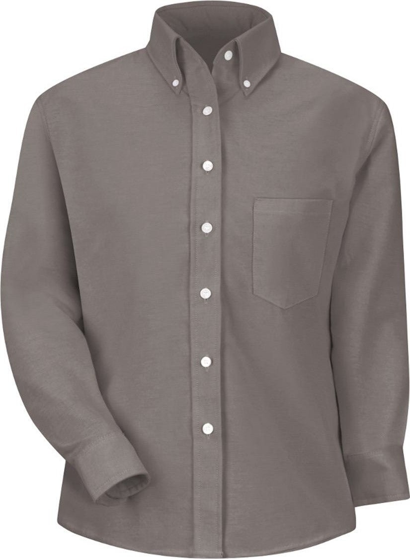 Front View of GY-Grey Women&#39;s Executive Dress Shirt - SR71