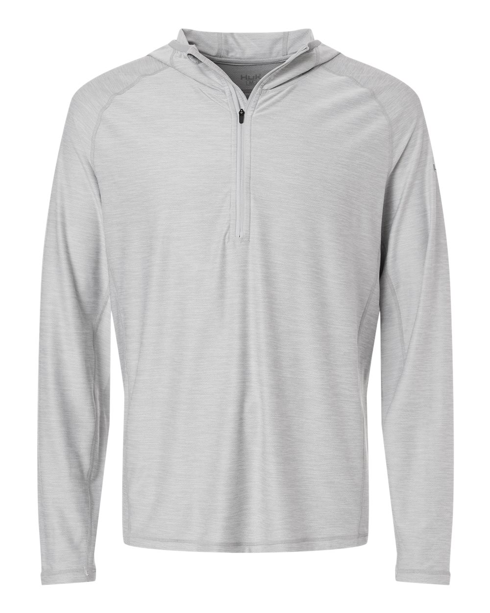 Front View of Harbor Mist Men&#39;s Atoll Half-Zip Hooded Pullover - H1200668