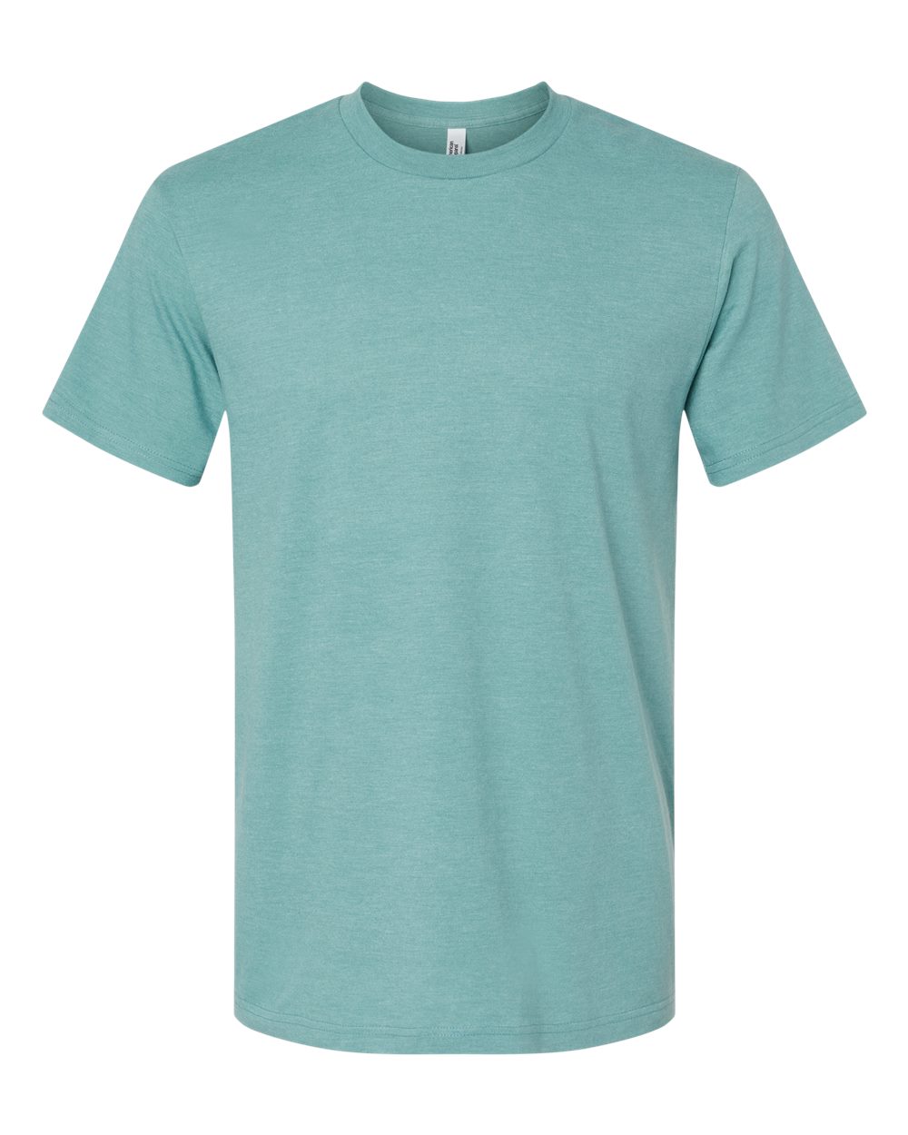 Front View of Heather Arctic CVC Tee - 2001CVC