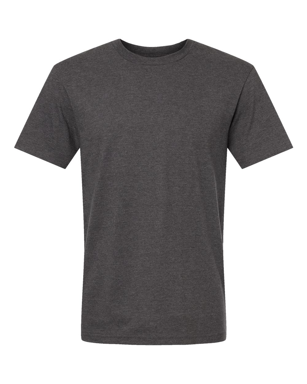 Front View of Heather Asphalt CVC Tee - 2001CVC