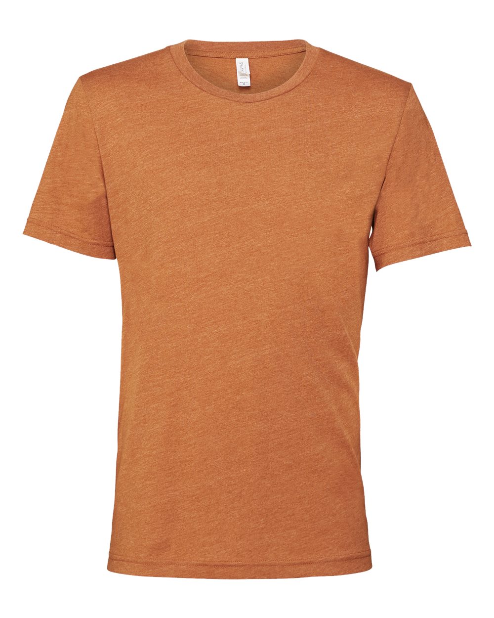 Front View of Heather Autumn CVC Jersey Tee - 3001CVC