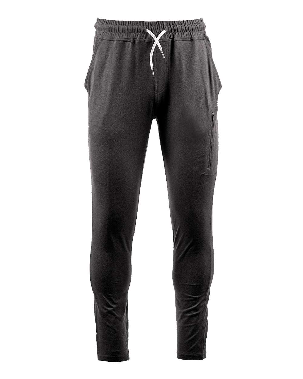 Front View of Heather Charcoal Dawn to Dusk Jogger - 8857