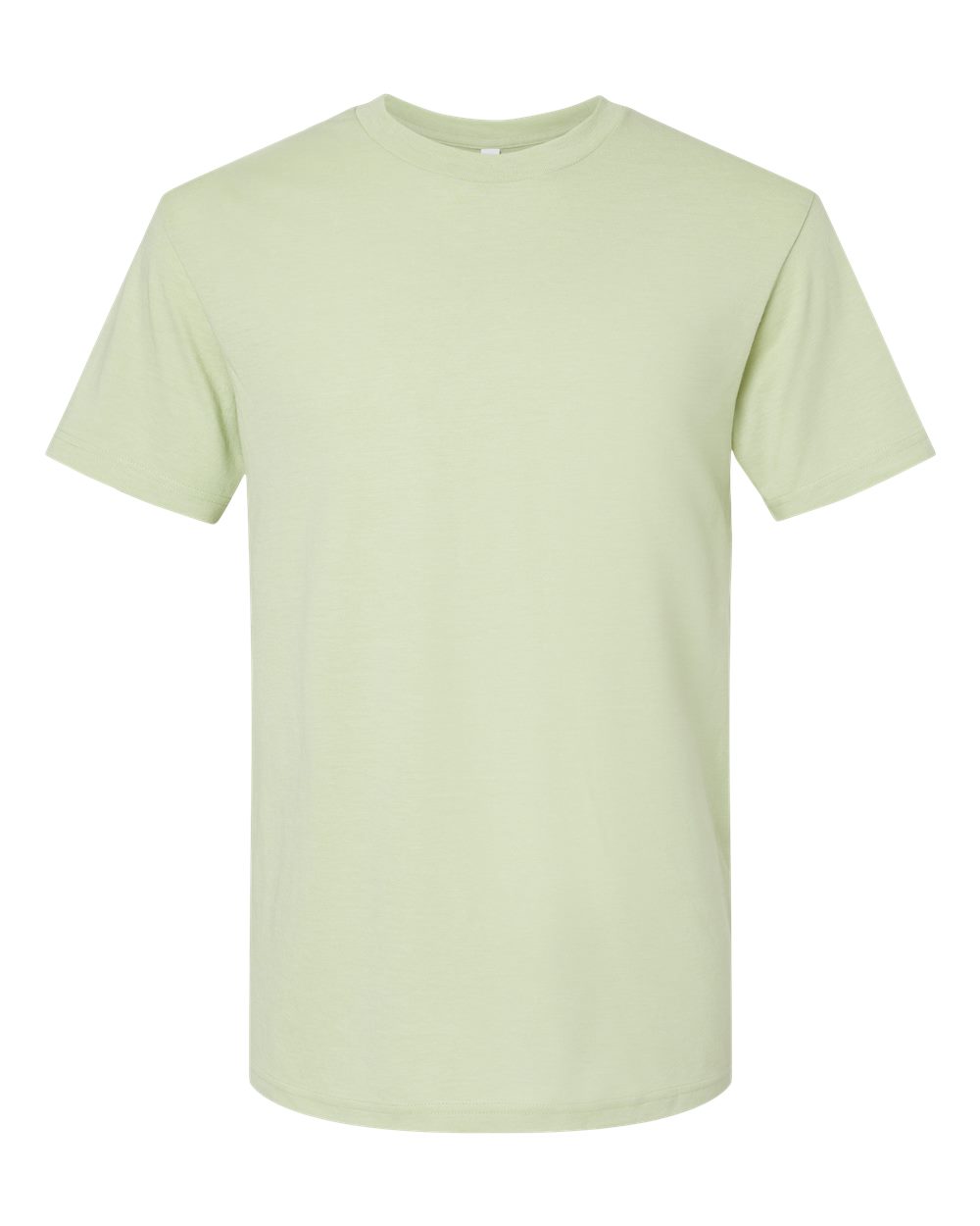Front View of Heather Cucumber CVC Tee - 2001CVC