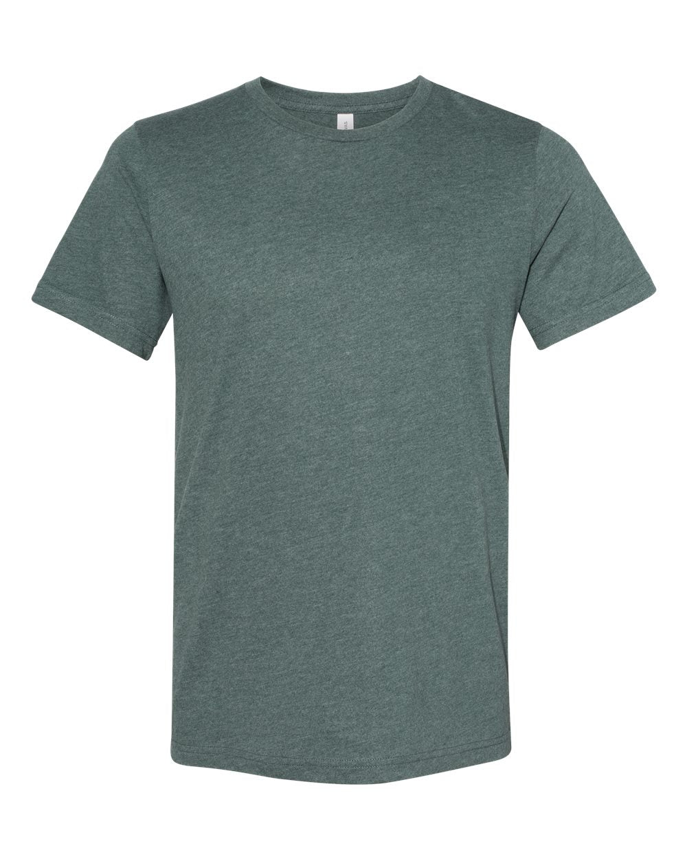 Front View of Heather Forest Sueded Tee - 3301