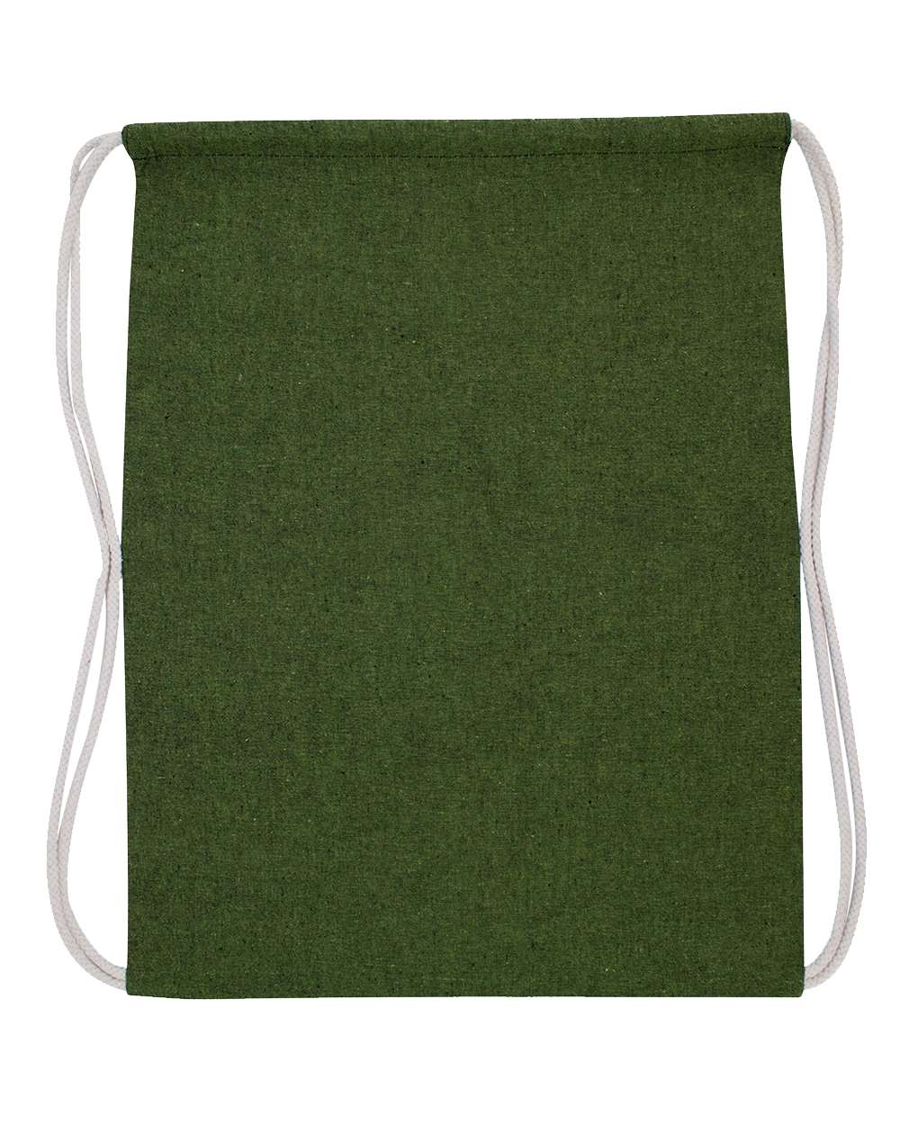 Front View of Heather Green Economical Recycled Sport Pack - OAD101R