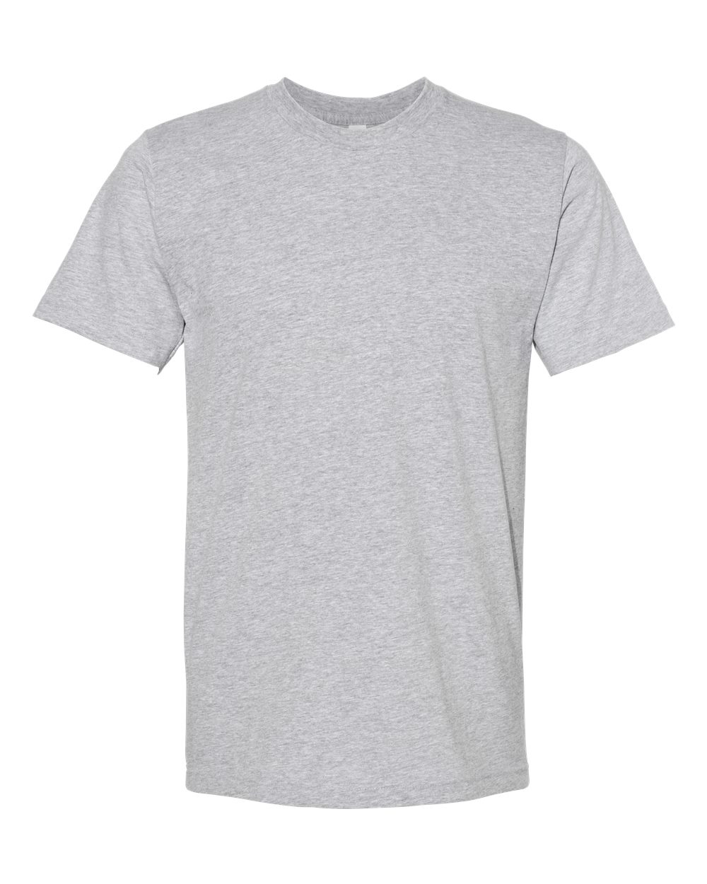 Front View of Heather Grey Fine Jersey Tee - 2001