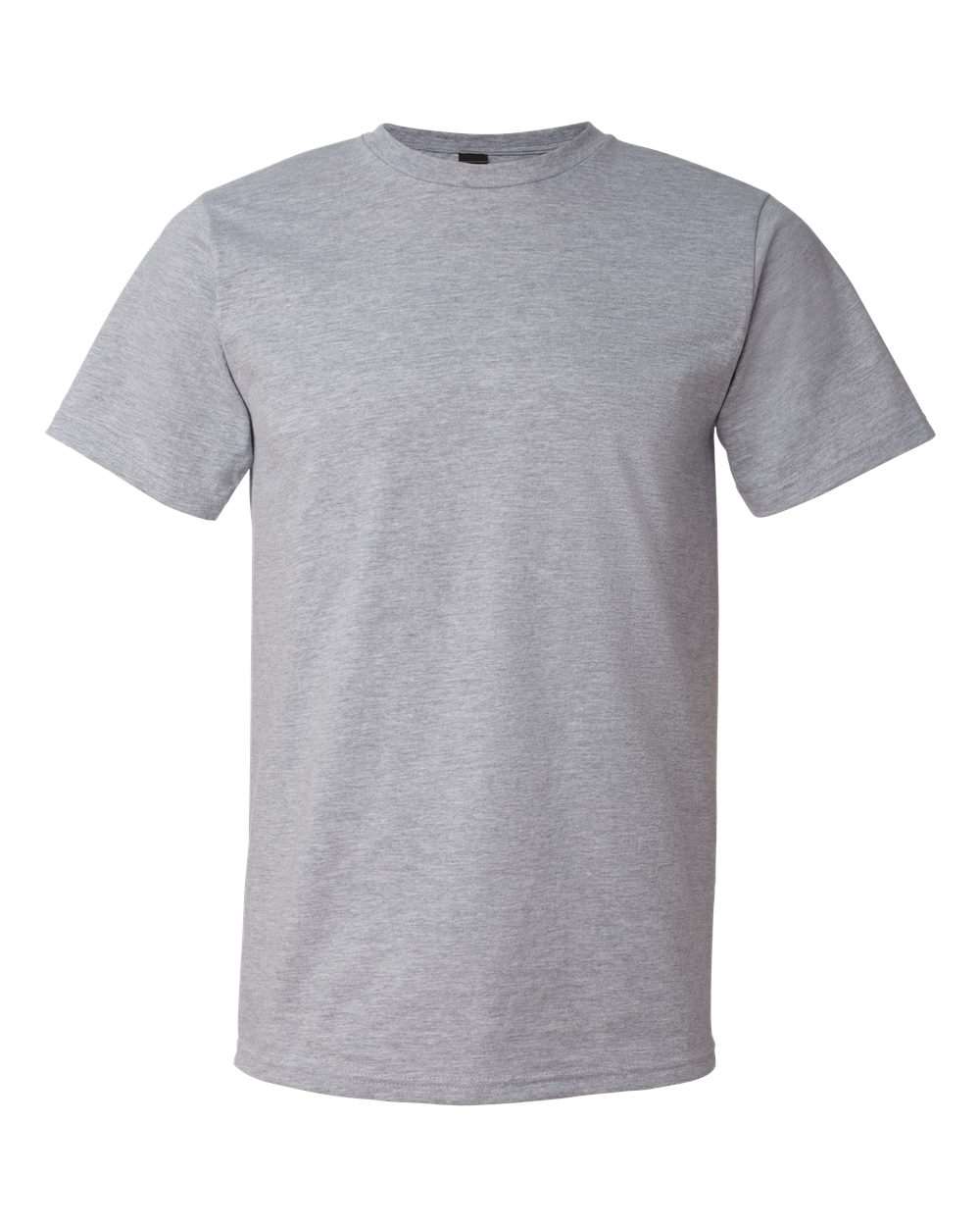 Front View of Heather Grey Softstyle® Lightweight T-Shirt - 980