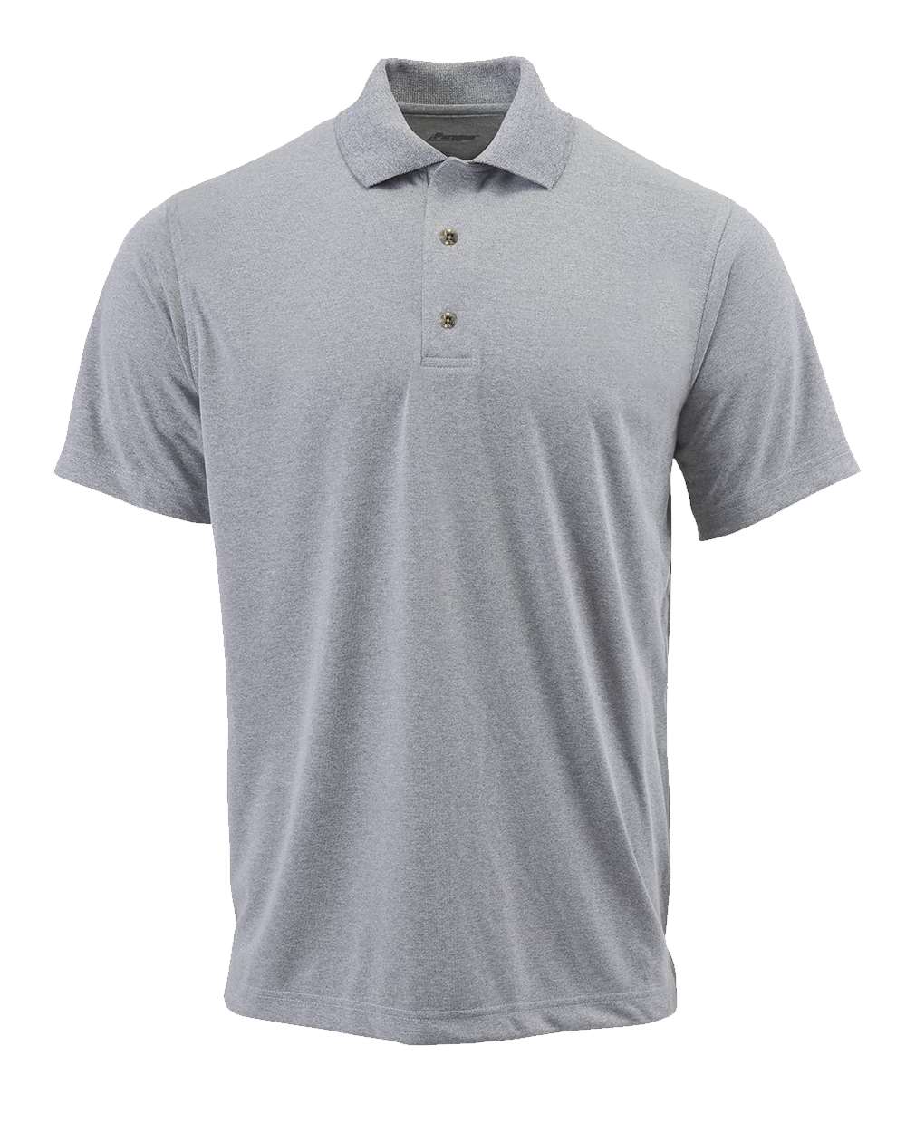 Heather Grey Youth Saratoga Performance Mini Mesh Polo - 108Y