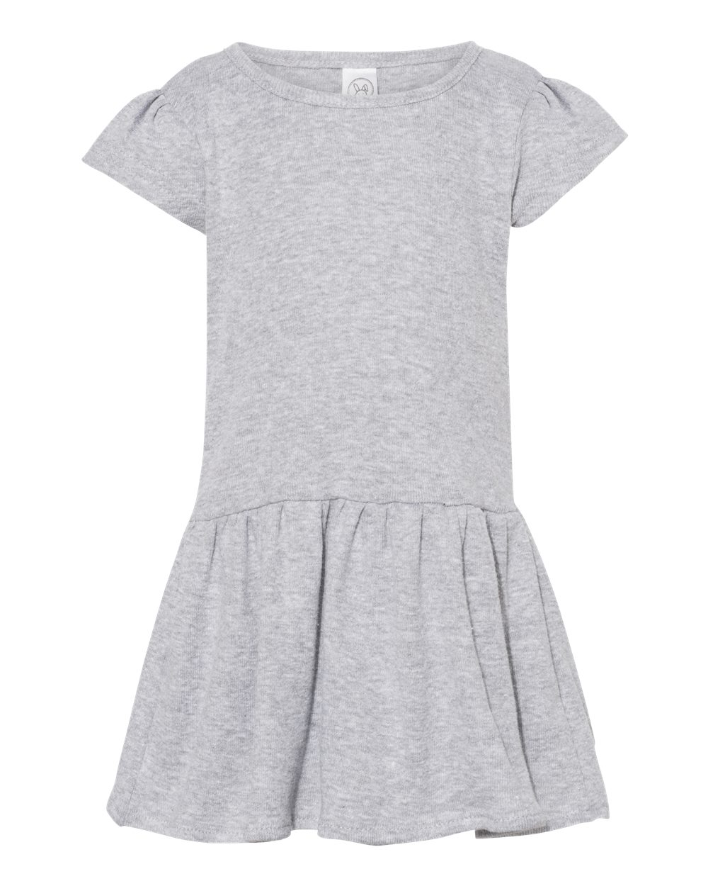 Front View of Heather Infant Baby Rib Dress - 5320