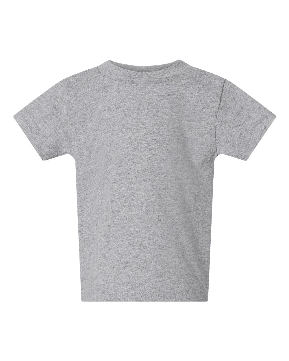 Front View of Heather Infant Cotton Jersey Tee - 3401