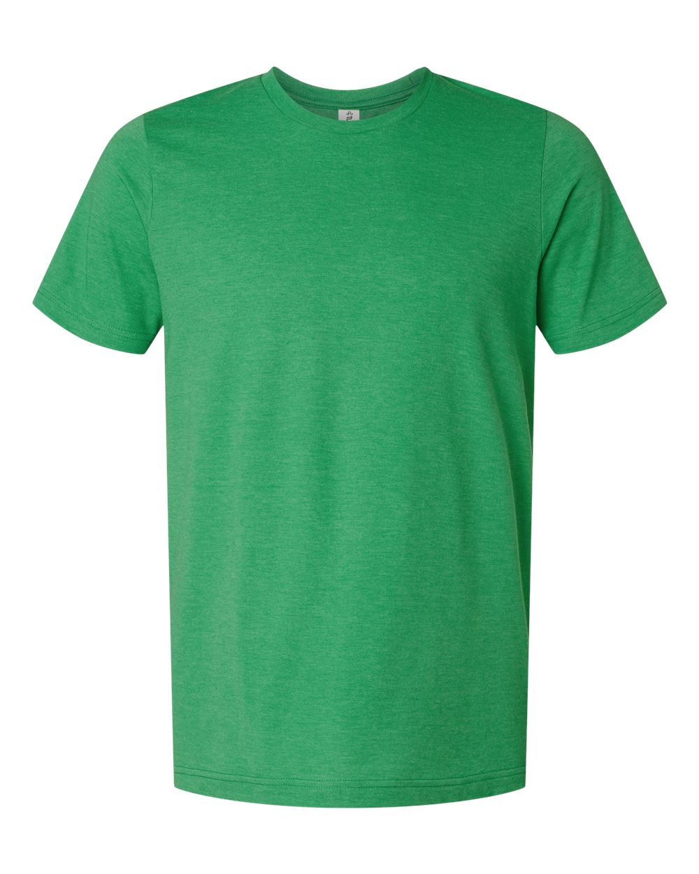 Front View of Heather Kelly Combed CVC T-Shirt - 602CVC