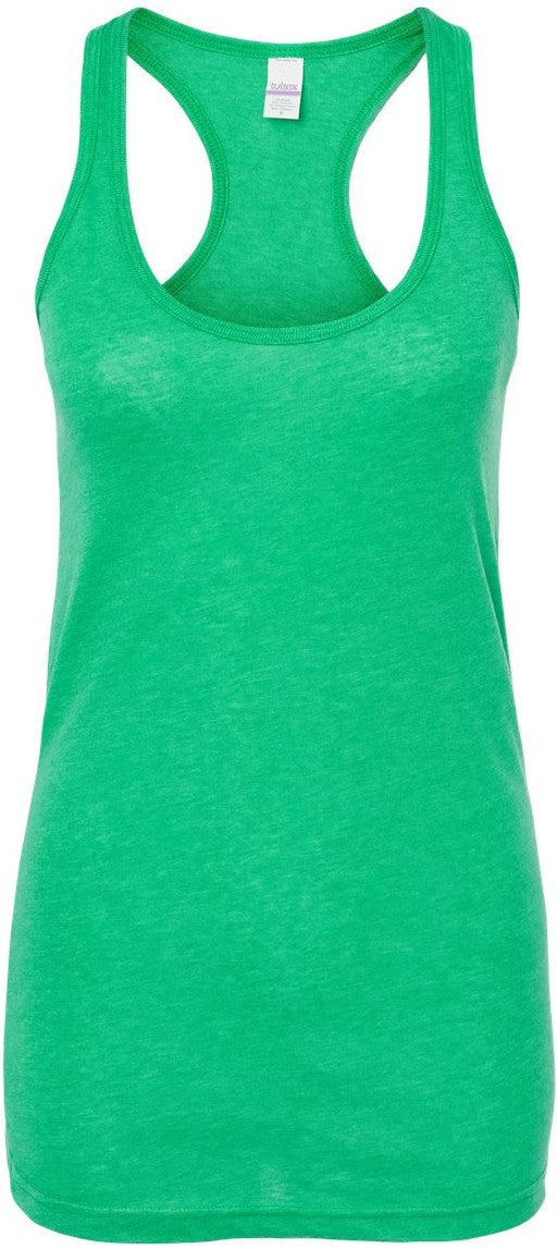 Front View of Heather Kelly Women&#39;s Poly-Rich Racerback Tank Top - 190
