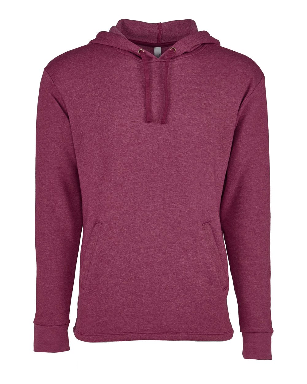 Heather Maroon Malibu Welt Pocket Hoodie - 9300