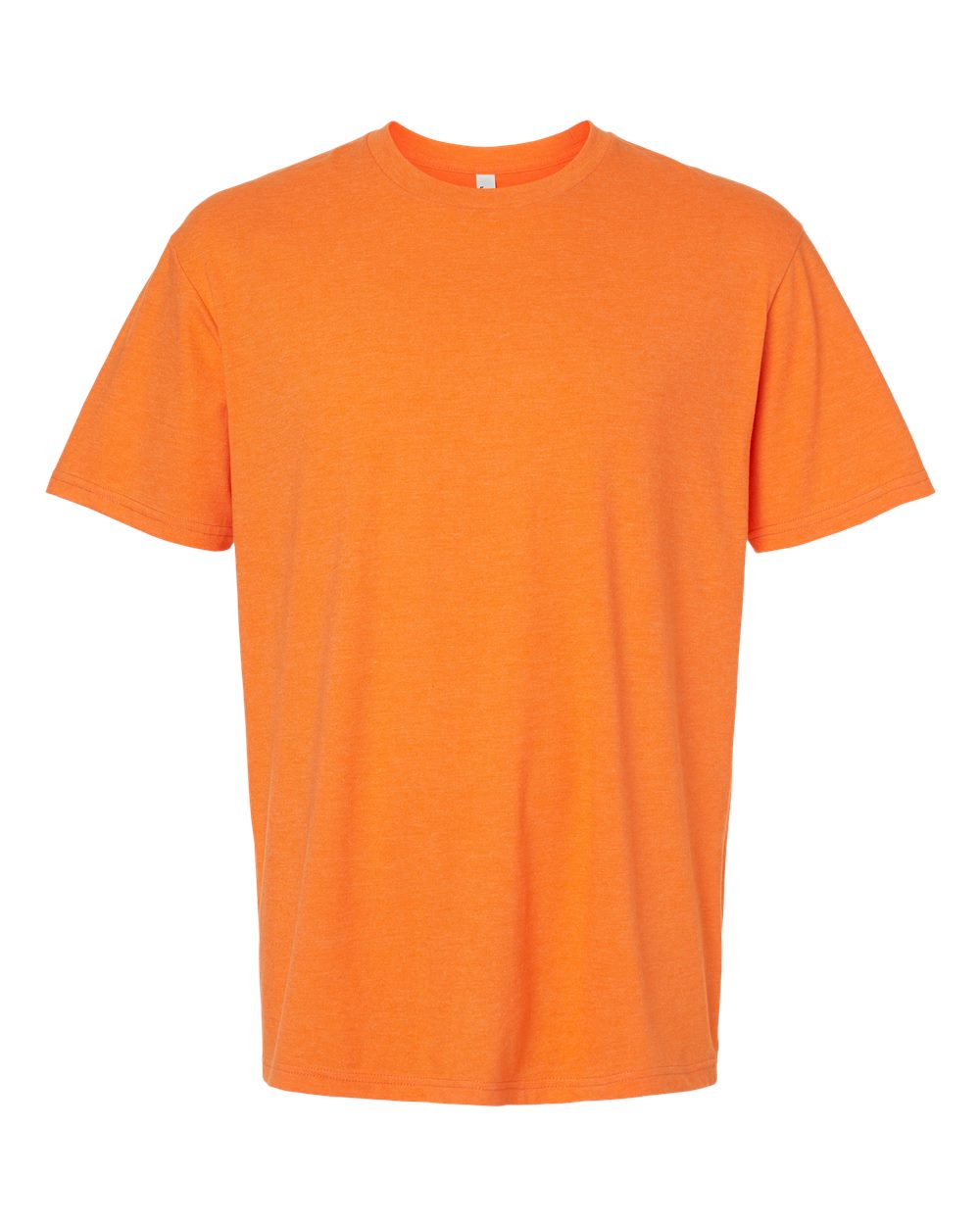 Front View of Heather Orange CVC Tee - 2001CVC