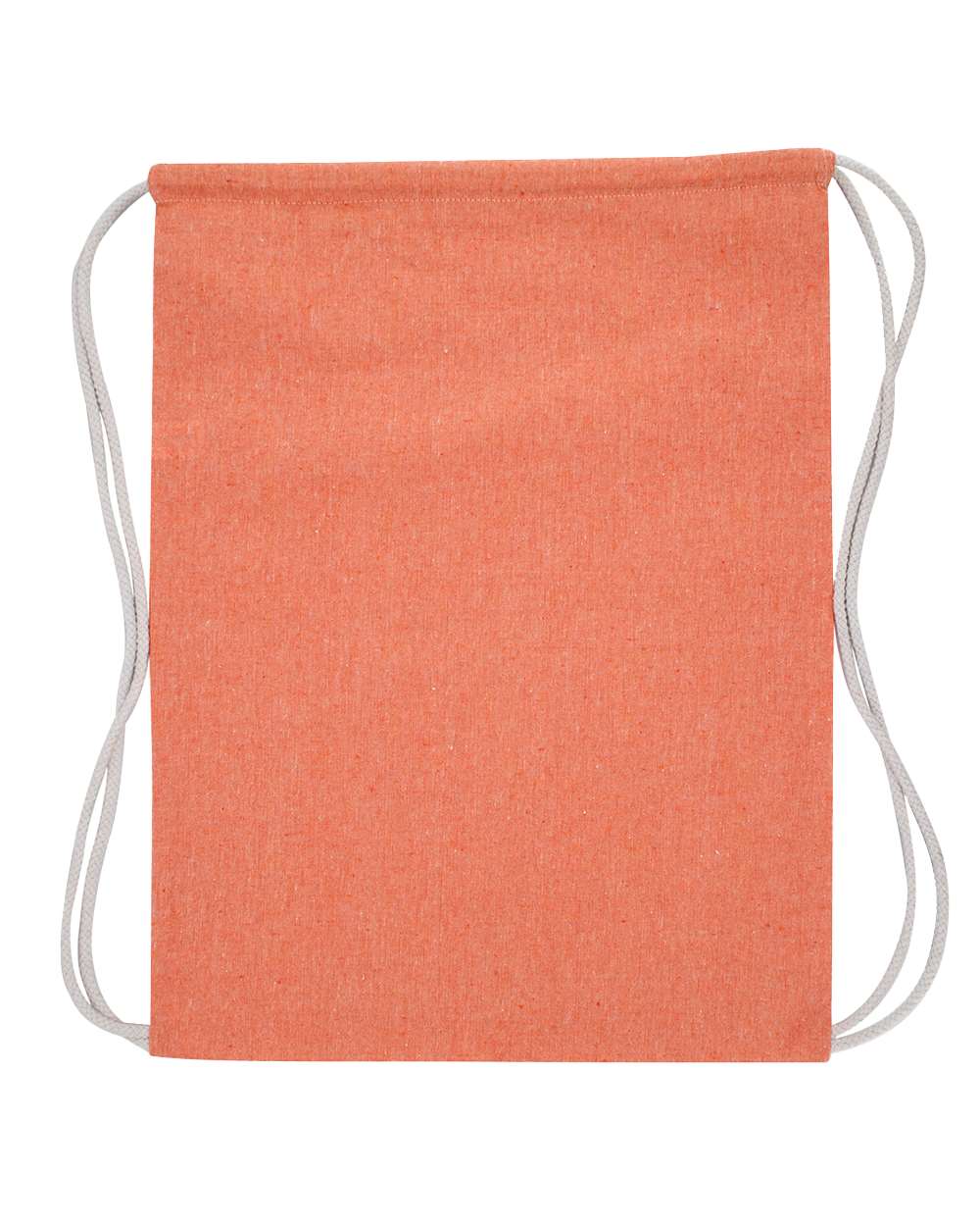 Front View of Heather Peach Economical Recycled Sport Pack - OAD101R