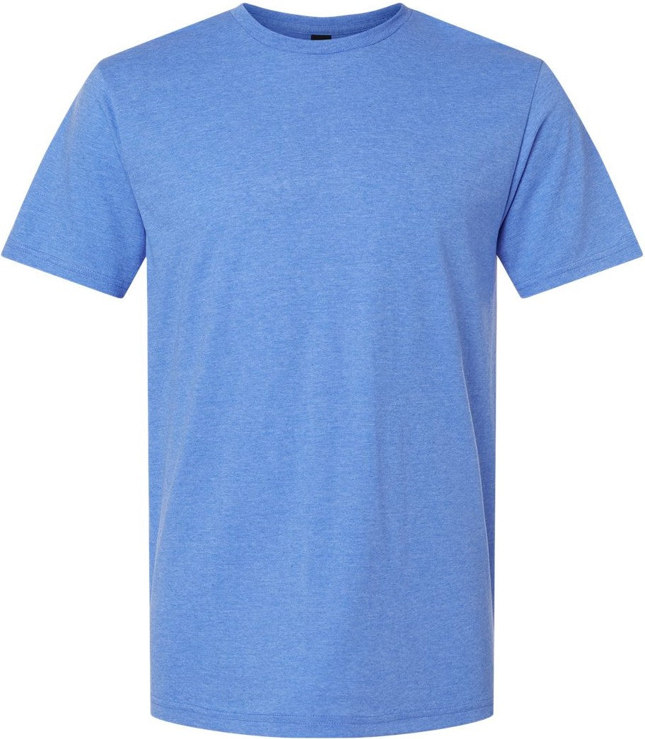 Front View of Heather Royal Softstyle® T-Shirt - 64000