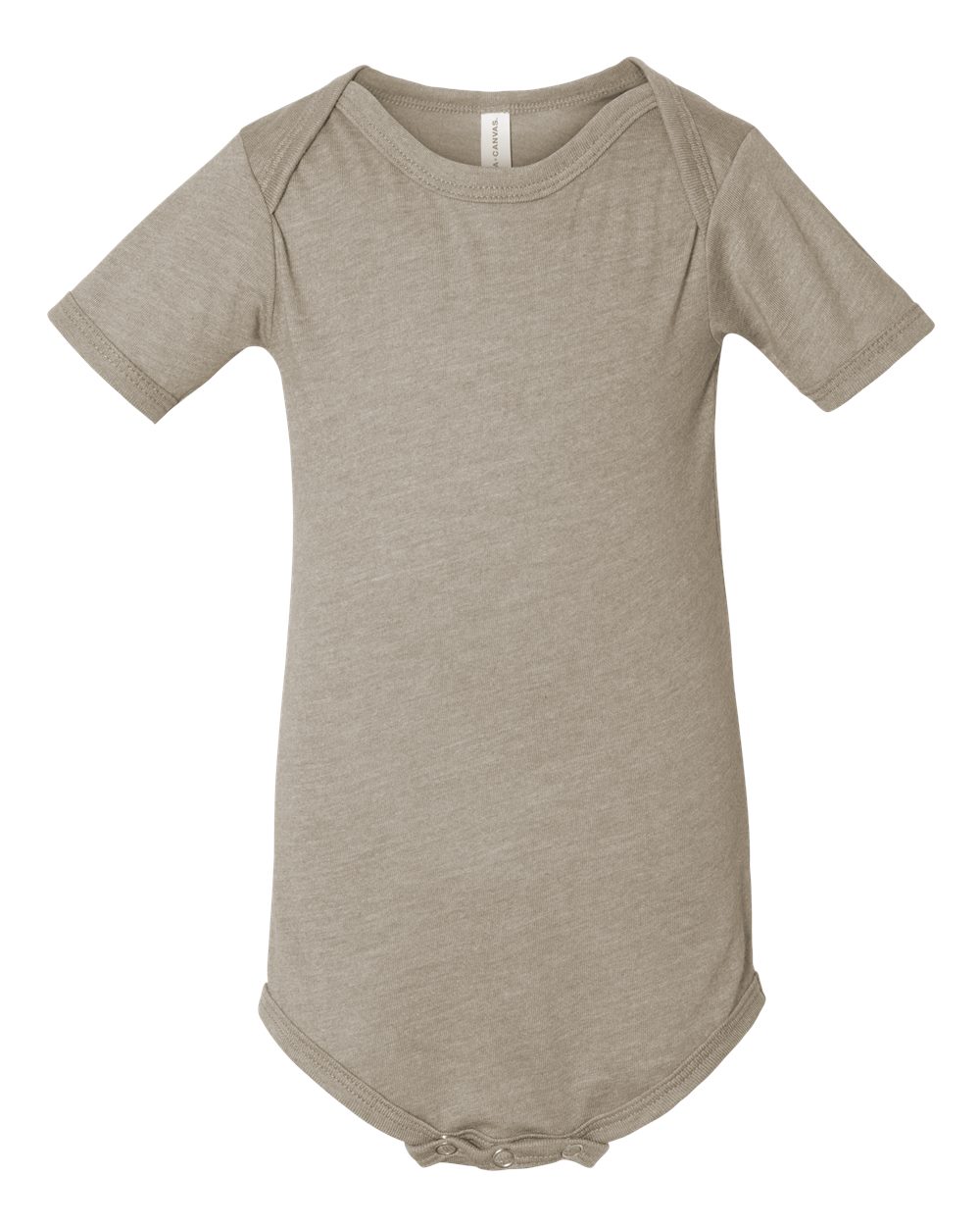 Front View of Heather Stone Infant Jersey One Piece - 100B
