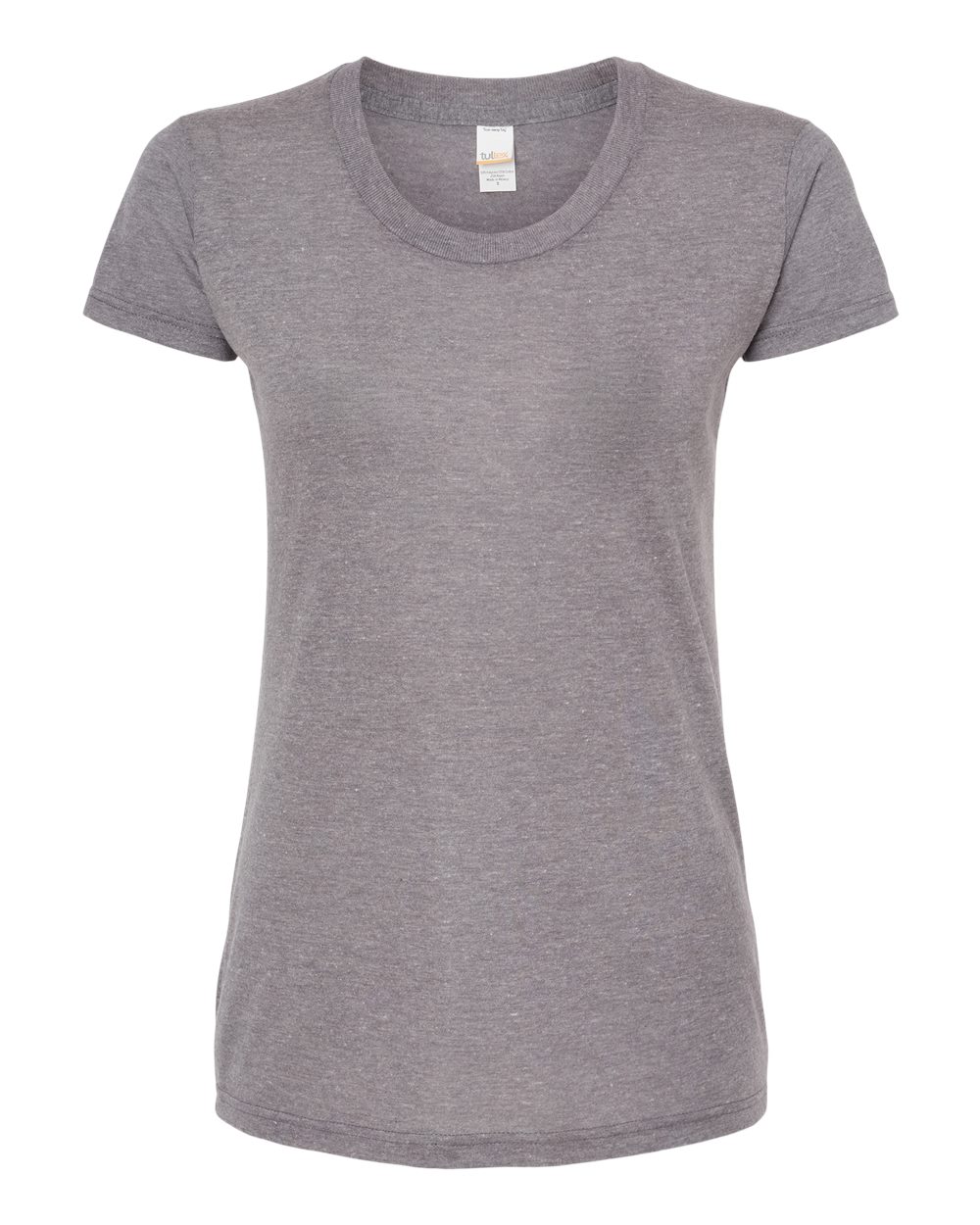 Front View of Heather Tri Blend Women&#39;s Tri-Blend T-Shirt - 253