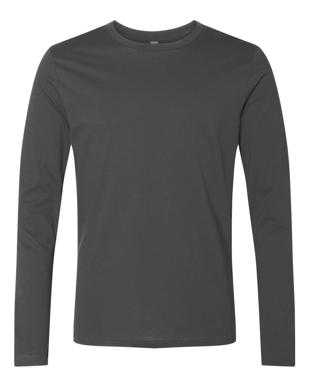 Front View of Heavy Metal Cotton Long Sleeve T-Shirt - 3601