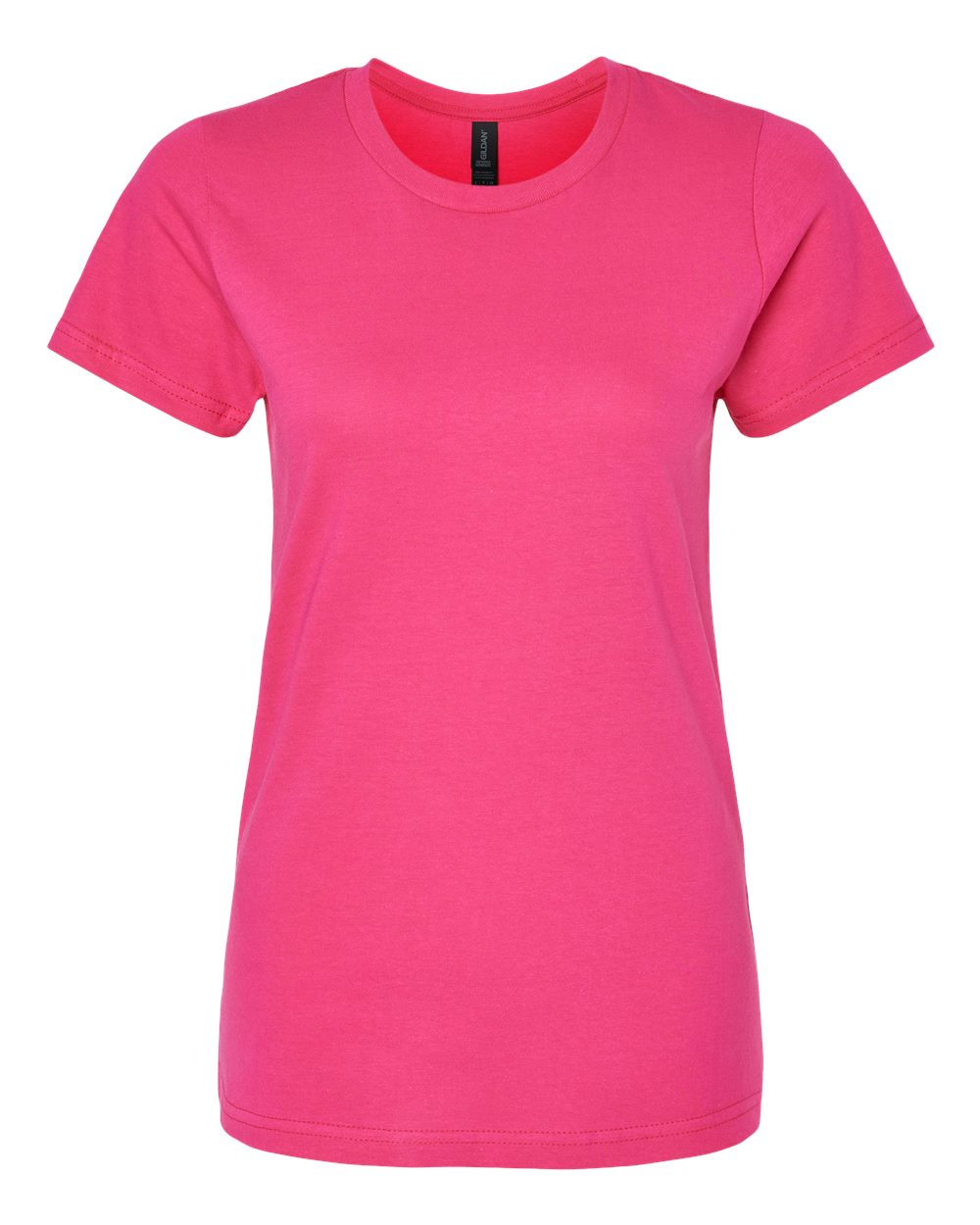Front View of Heliconia Softstyle® Women's Midweight T-Shirt - 65000L