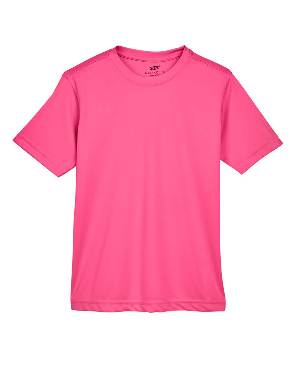 Front View of Heliconia Youth Cool & Dry Sport Performance Interlock T-shirt - 8420Y