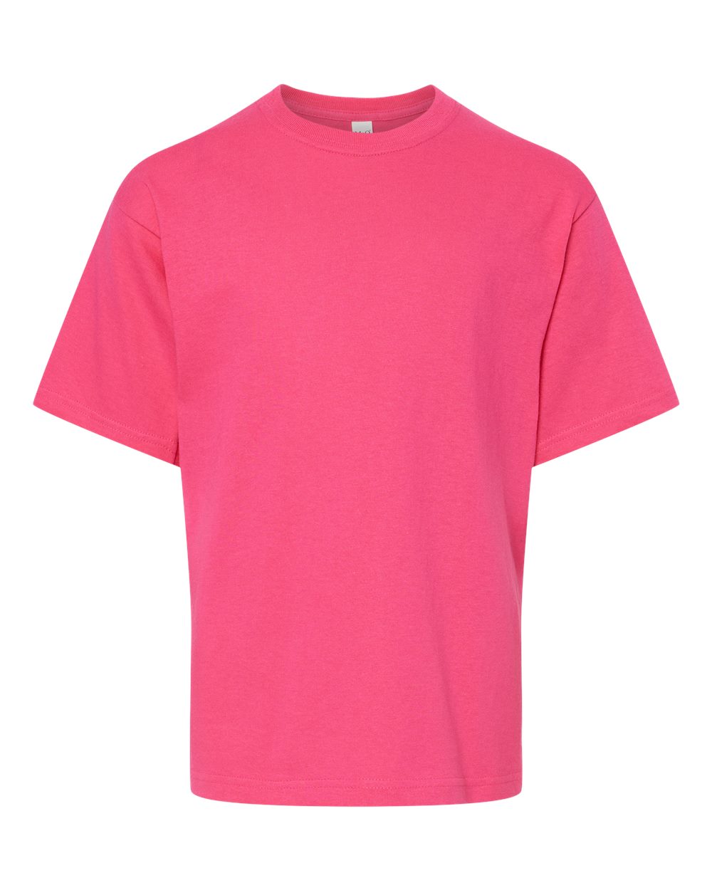 Front View of Heliconia Youth Gold Soft Touch T-Shirt - 4850