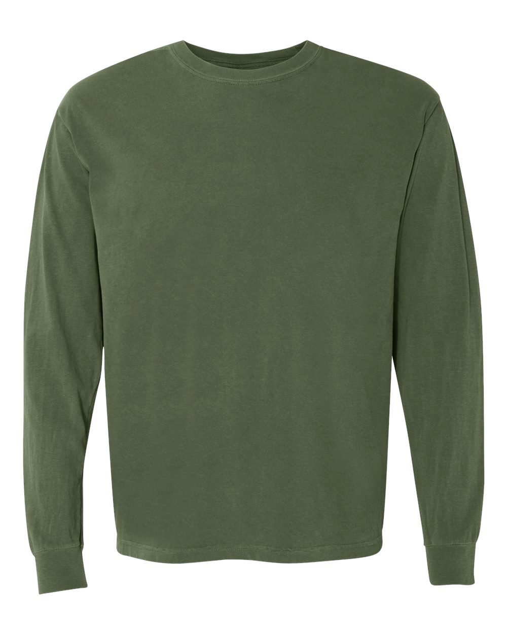 Hemp Garment-Dyed Heavyweight Long Sleeve T-Shirt - 6014