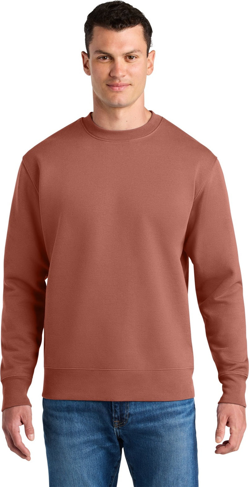 Front View of HeriBrown Stanley/Stella Unisex Changer 2.0 Crewneck Sweatshirt SXU004