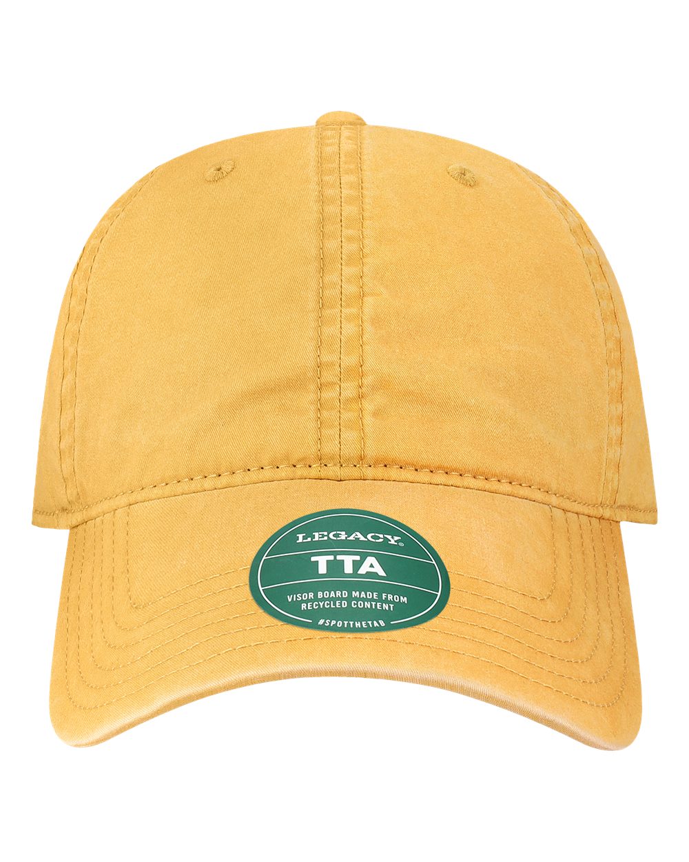 Front View of Honey Terra Twill Cap - TTA