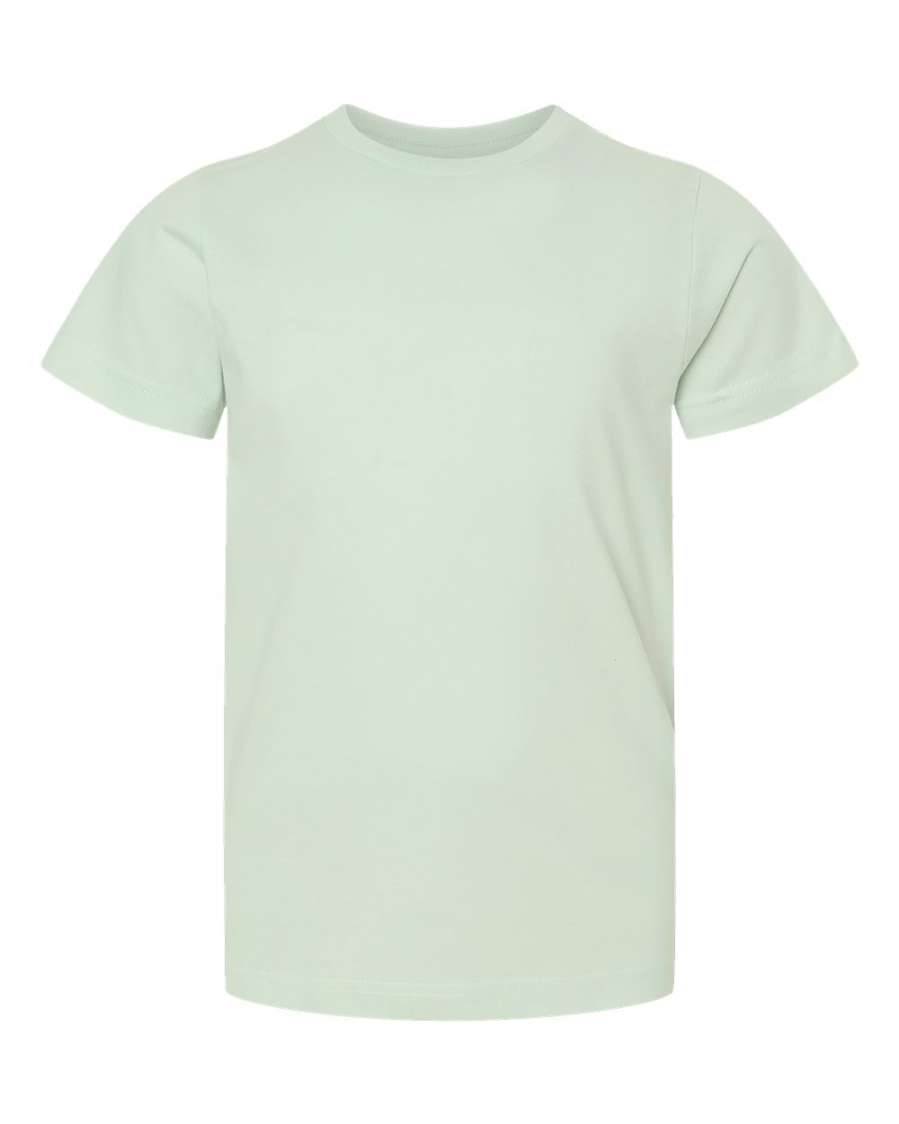 Front View of Honeydew Youth Fine Jersey Tee - 6101