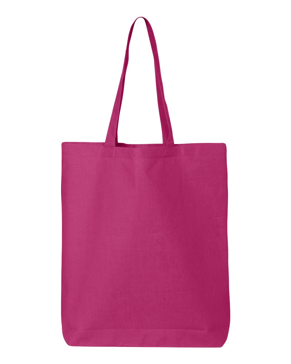 Front View of Hot Pink 12L Economical Tote - QTBG