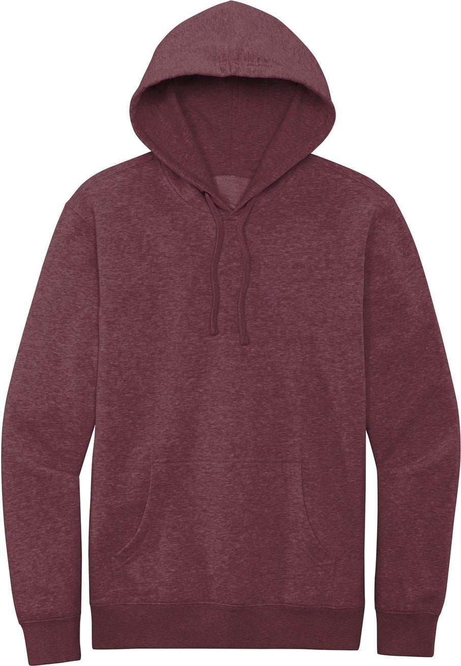 Front View of Ht Cardinal District V.I.T. Fleece Hoodie DT6100