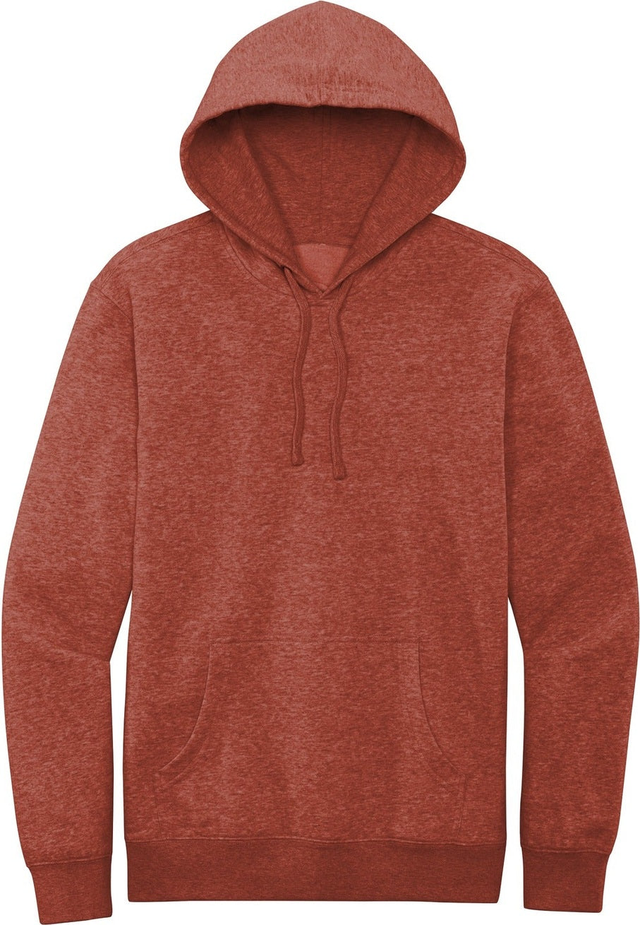 Front View of Ht Russet District V.I.T. Fleece Hoodie DT6100