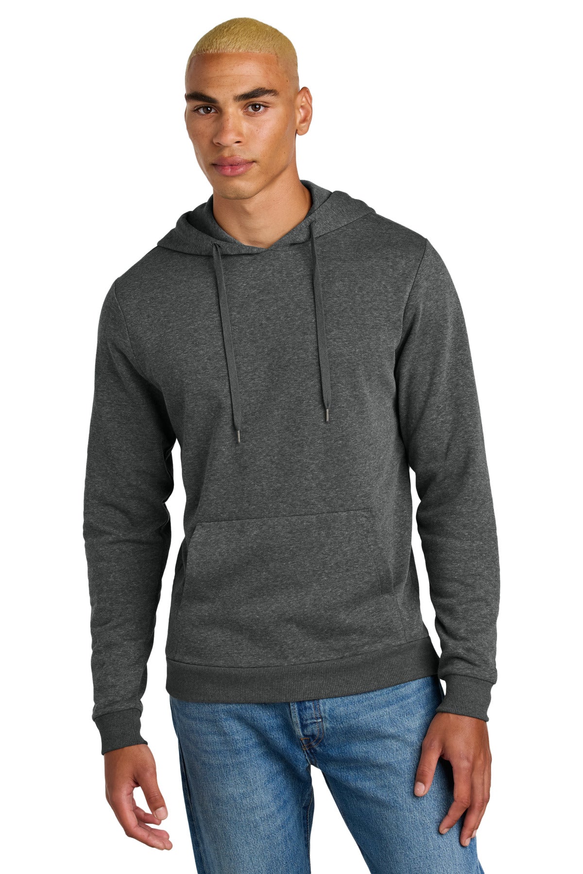 Front View of HtdChar District Perfect Tri Fleece Pullover Hoodie DT1300