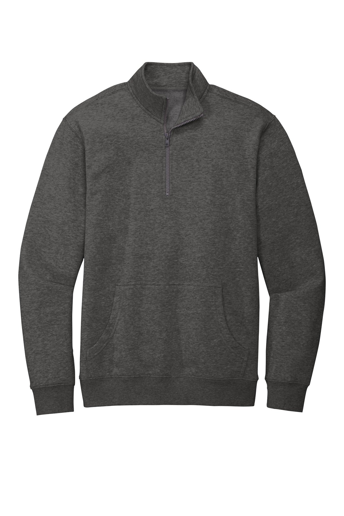 Front View of Hthrd Charcoal District V.I.T. Fleece 1/4-Zip DT6106