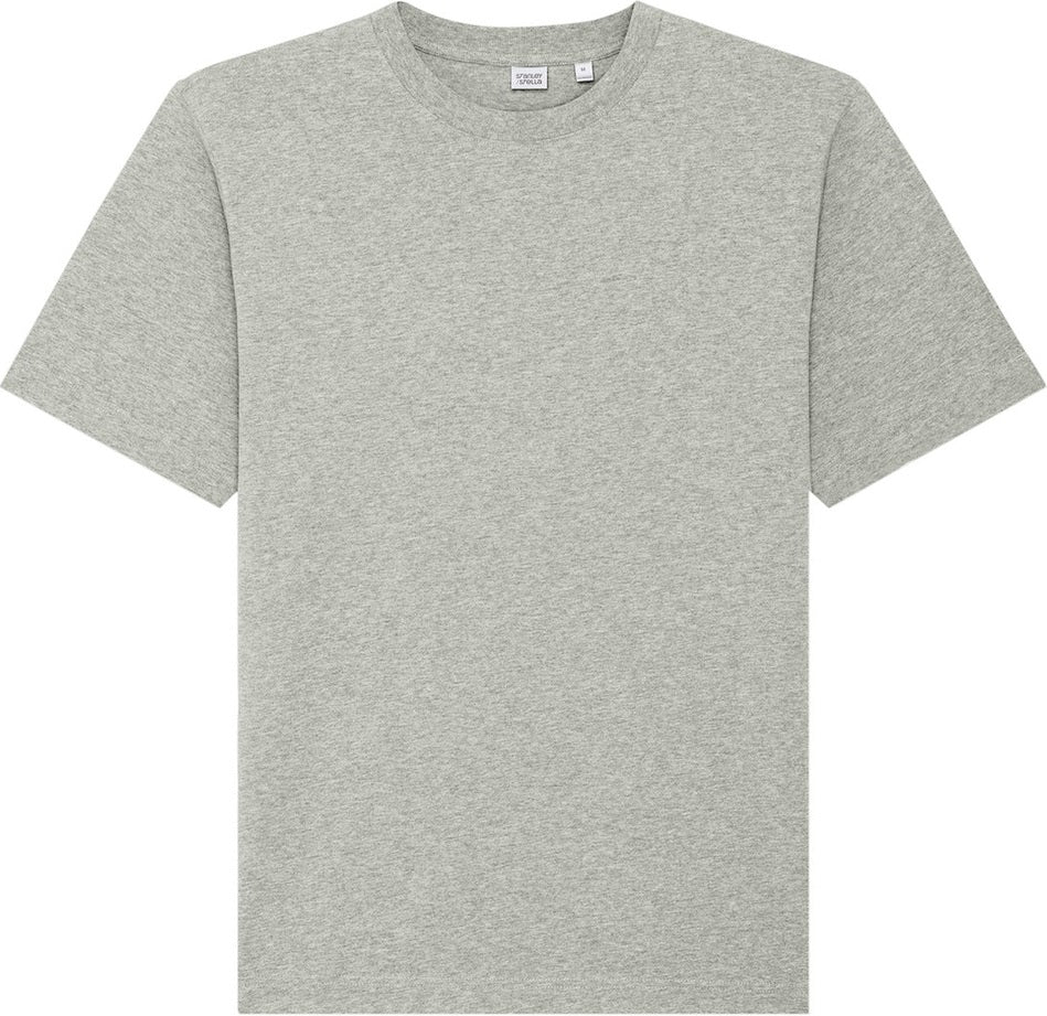Front View of HthrGrey Stanley/Stella Unisex Freestyler Heavyweight Tee SXU018