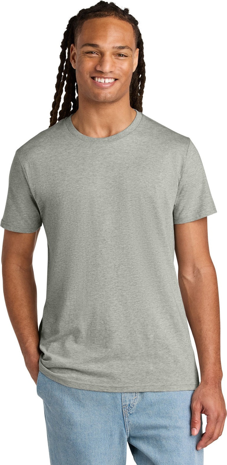 Front View of HthrGrey Stanley/Stella Unisex Rocker Tee SXU016