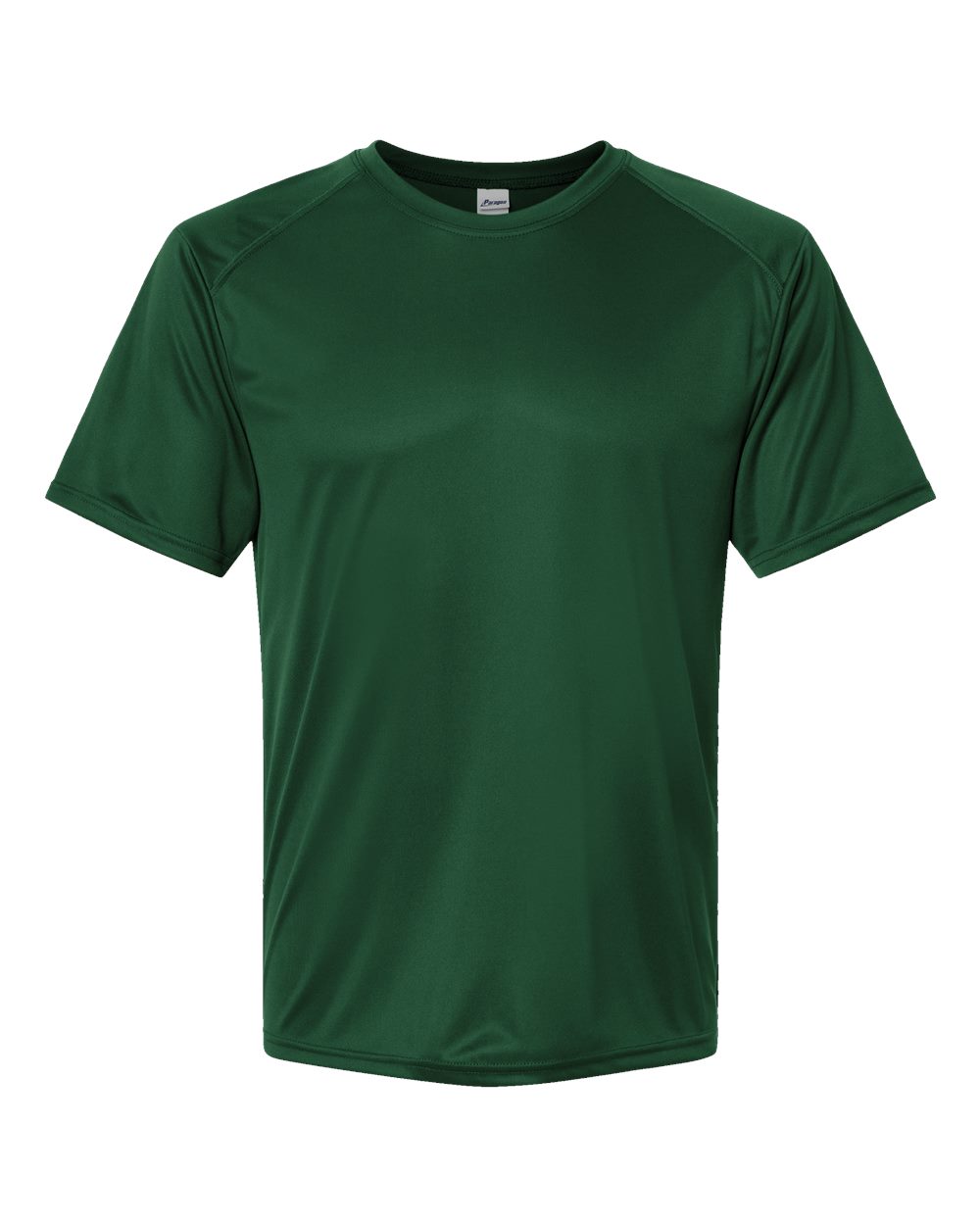 Front View of Hunter Green Islander Performance T-Shirt - 200