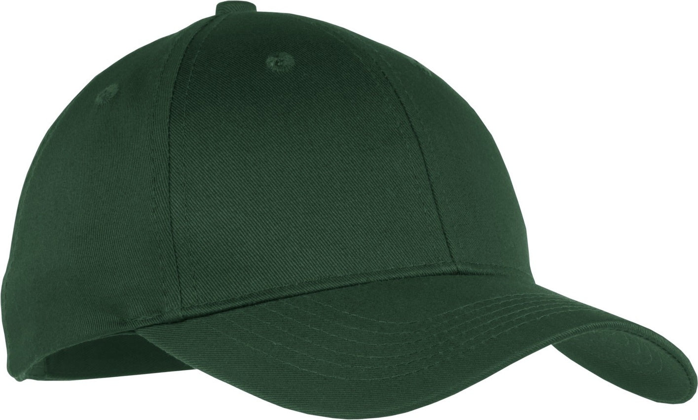 Front View of Hunter Port Authority Youth Six-Panel Twill Cap. YCP80