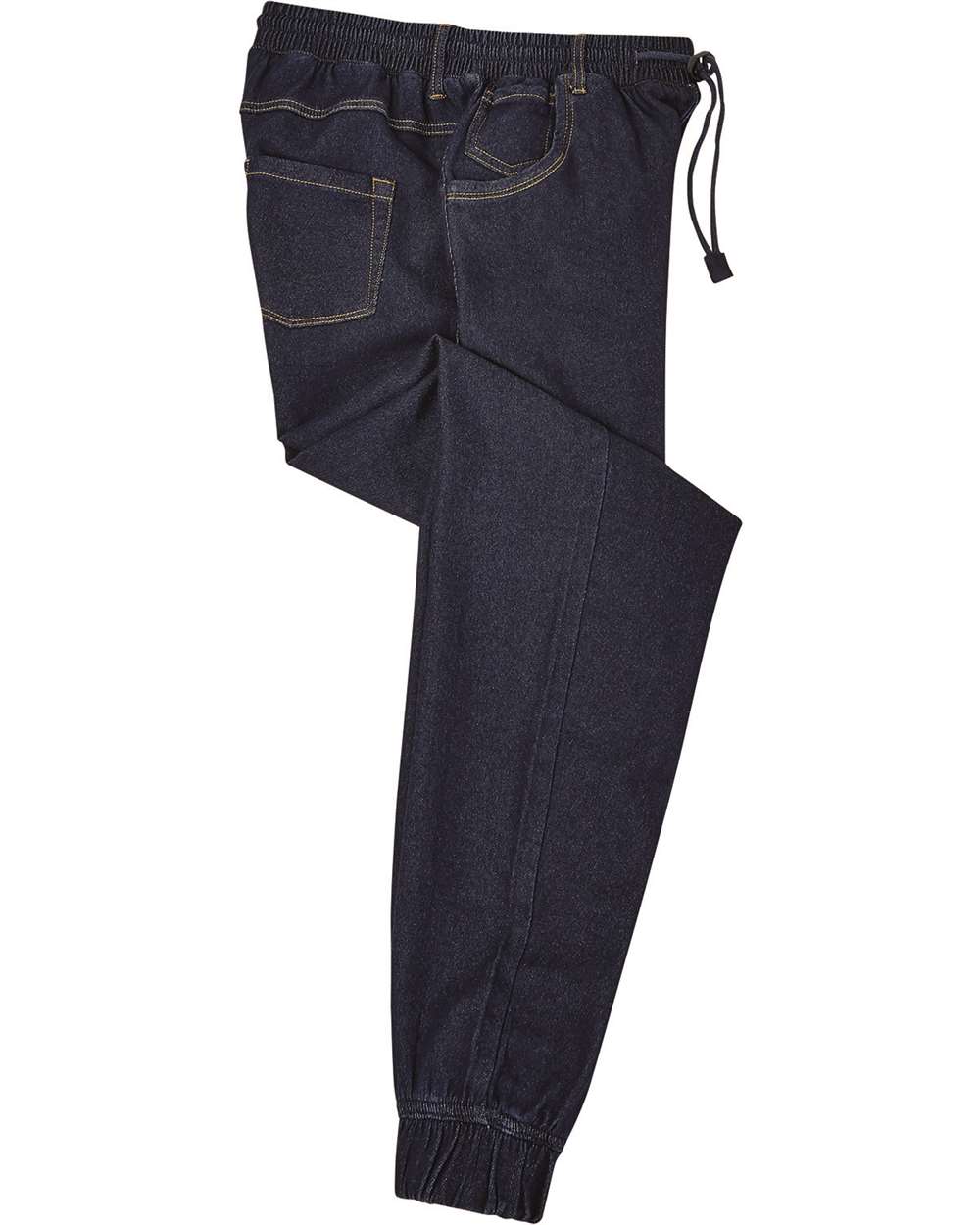Front View of Indigo Denim Chef's Artisanal Joggers - RP556