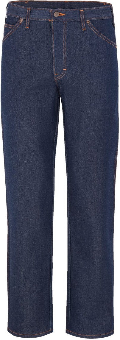 Front View of Indigo Rigid - 30I Straight 5-Pocket Jeans - Odd Sizes - 9333ODD