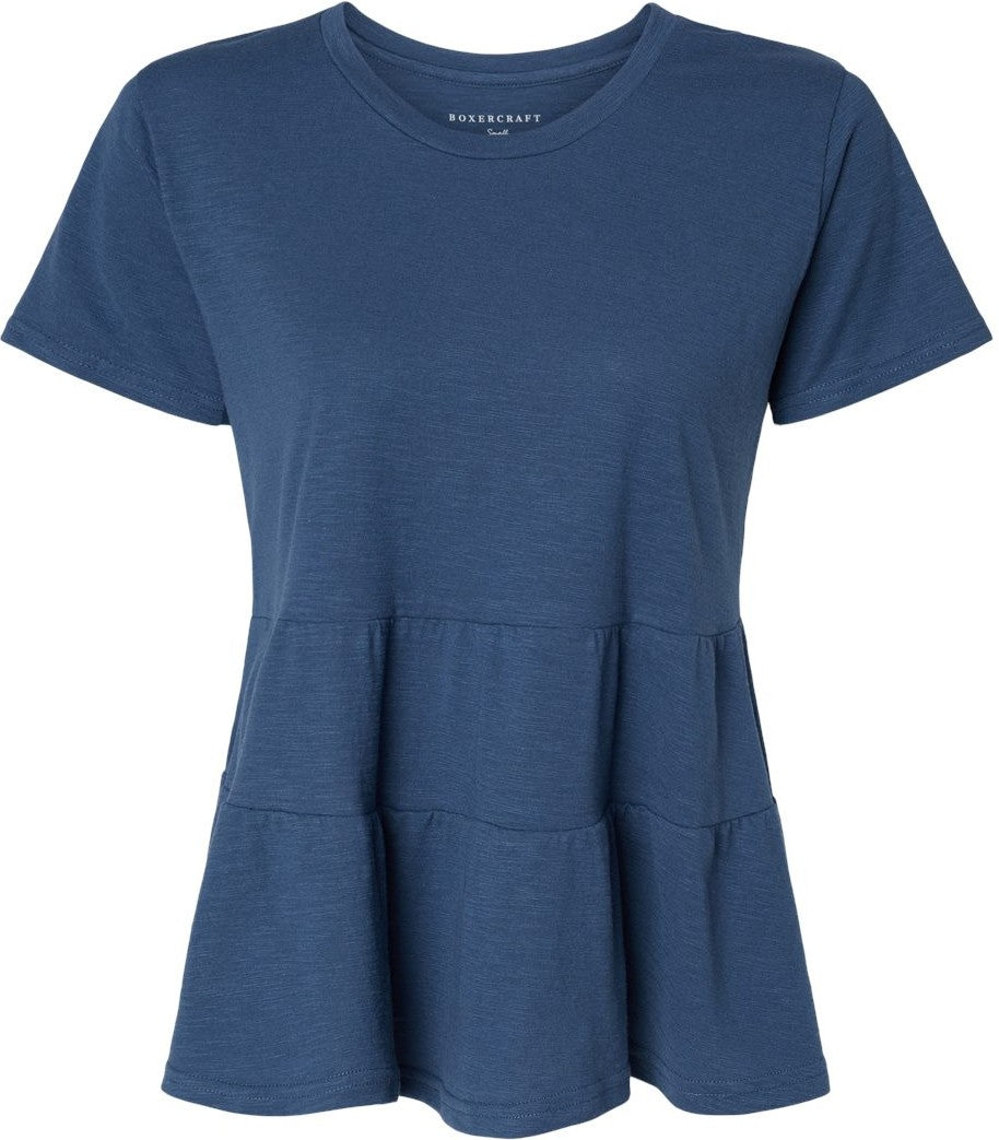 Front View of Indigo Women's Willow T-Shirt - BW2401