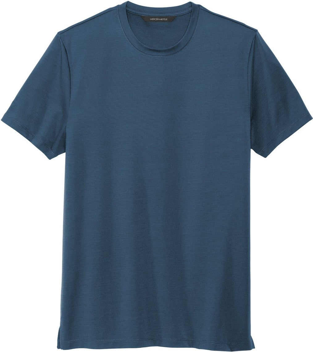 Front View of InsBlue Mercer+Mettle Stretch Jersey Crew MM1016