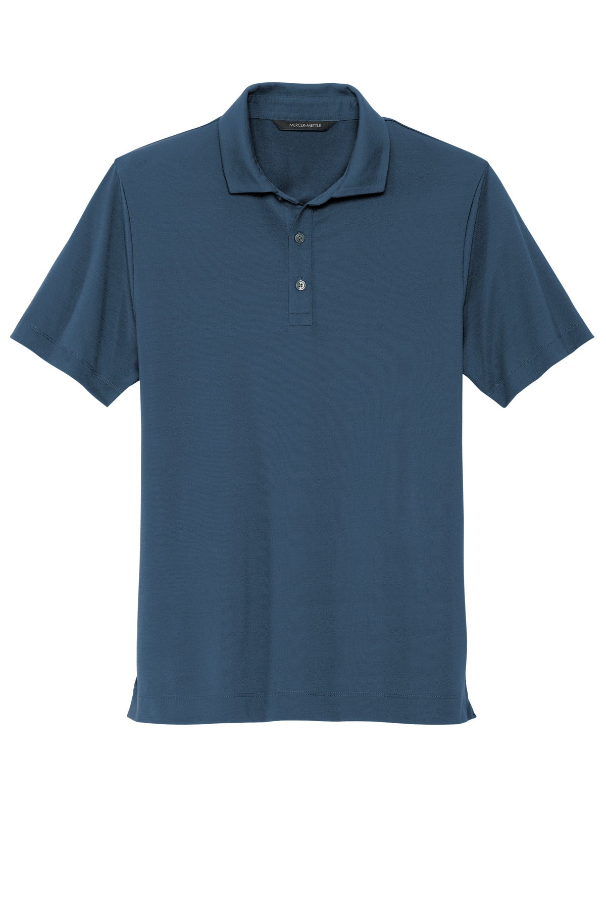 Front View of InsBlue Mercer+Mettle Stretch Jersey Polo MM1014