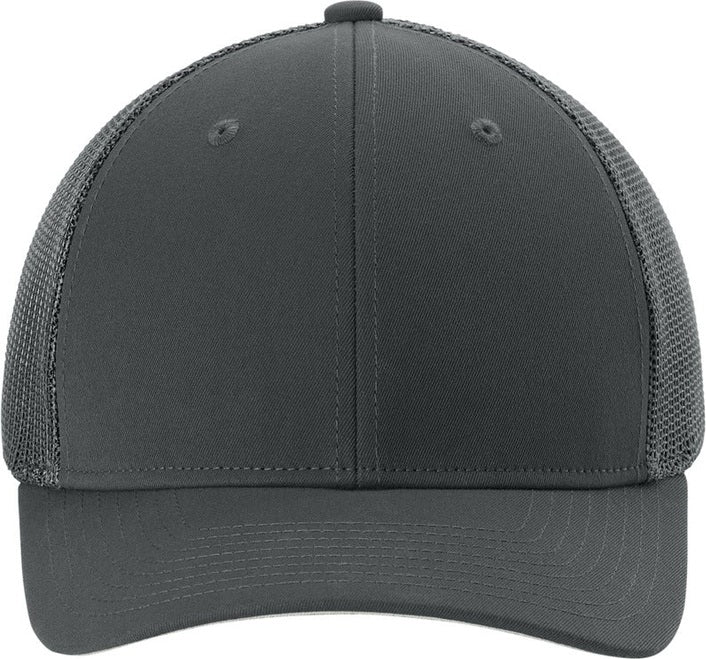 Front View of IrGry/IrGy Sport-Tek Stretch-Tek Mesh Back Cap STC60